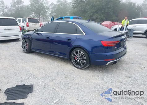 2018 Audi S4 3.0T Premium Plus from USA, damaged, VIN WAUB4AF49JA001234